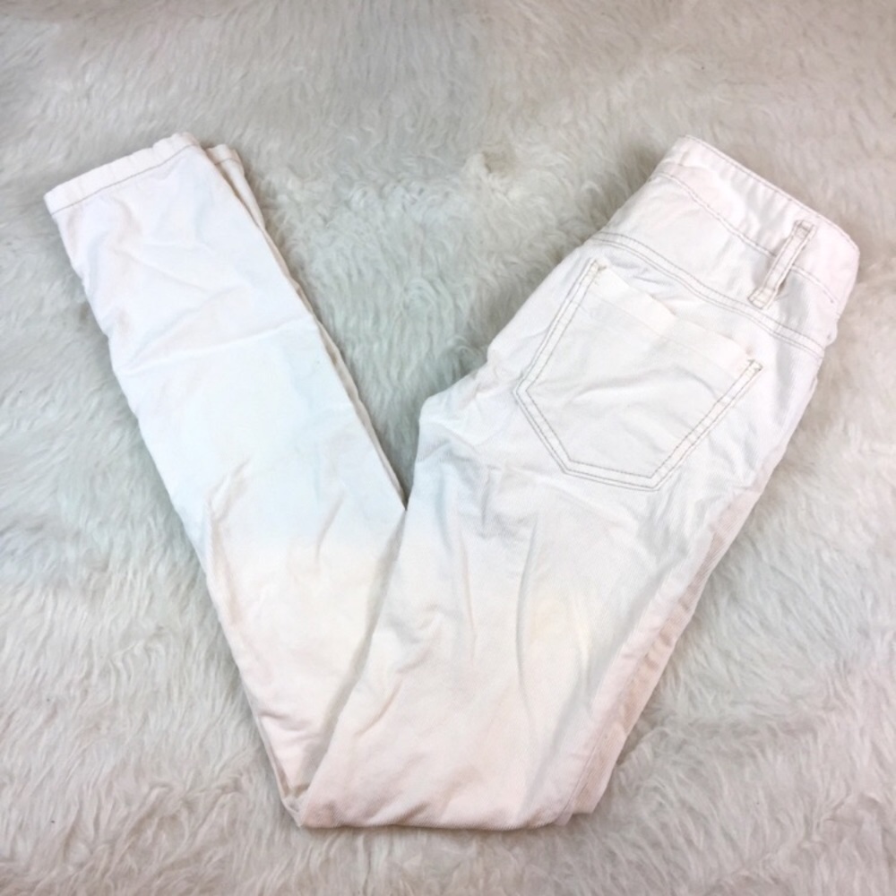 Free people cord cream pants size 27